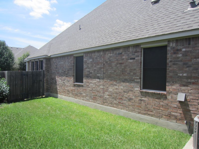 All these windows got solar screens. Each window for this Round Rock home got a solar screen.